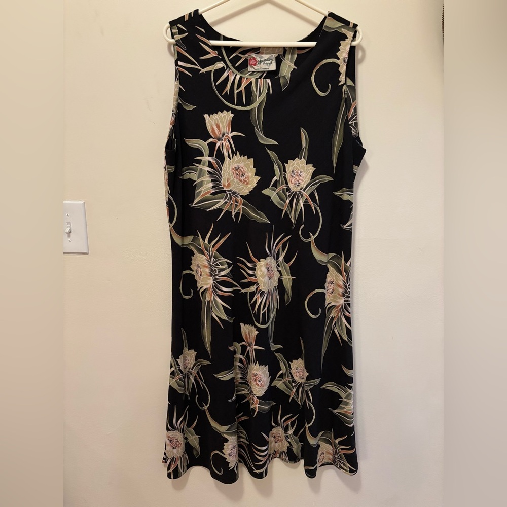 Vintage Hilo Hattie Hawaiian Sheath Dress
